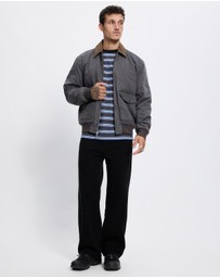 Rhythm - Washed Canvas Bomber Jacket