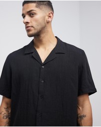 AERE - Linen Camp Collar Shirt