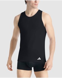 adidas Sportswear - 2 Pack Active Flex Cotton Ergonomic Tank Top