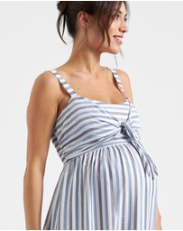 Ripe Maternity - Lana Tie Front Dress