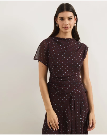Atmos&Here - Jessica Asymmetrical Printed Top