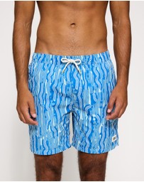 Scotch & Soda - Printed Swim Shorts