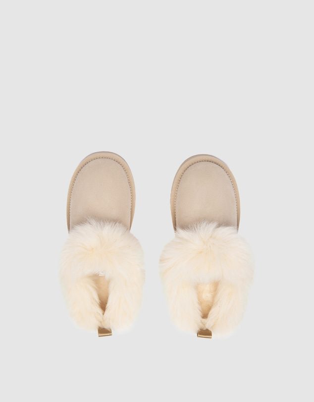 EVERAU - Australian Shepherd Ugg Mianee Cow Suede Upper House Shoes