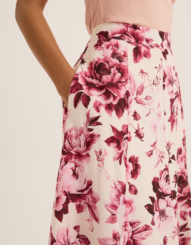 Review - Edie Floral Midi Skirt