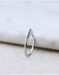 CA Jewellery - Envy Pyramid Ring Silver