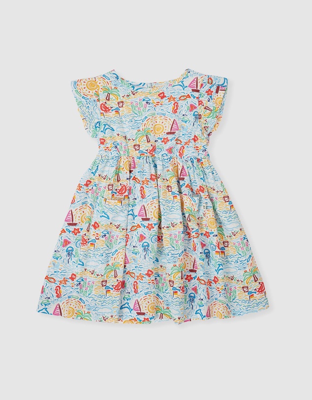 Goldie + Ace - Summer Bay Lyla Dress - Babies-Kids