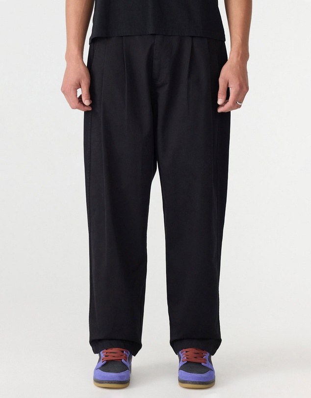 Bassike - Cotton Relaxed Pleat Pants