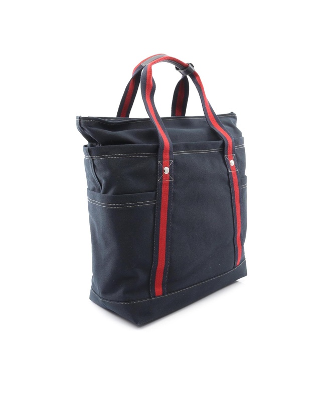 Pre-Loved by Azura Reborn - Pre-Loved Canvas Crest-Print Sherry Line Tote