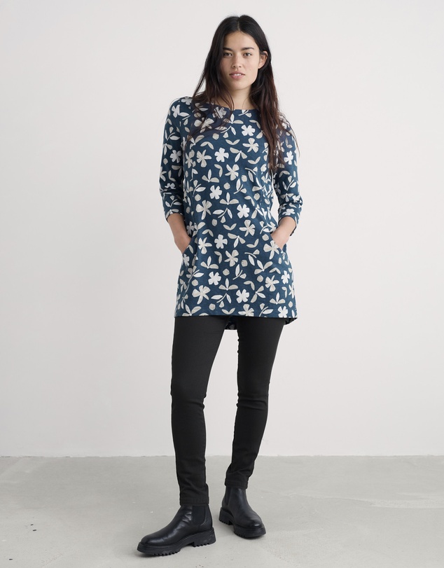 Seasalt - Seasalt Cornwall Teal Shore Foraging Tunic