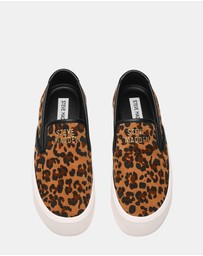 Steve Madden - Clifftop-L Leopard Suede Sneakers