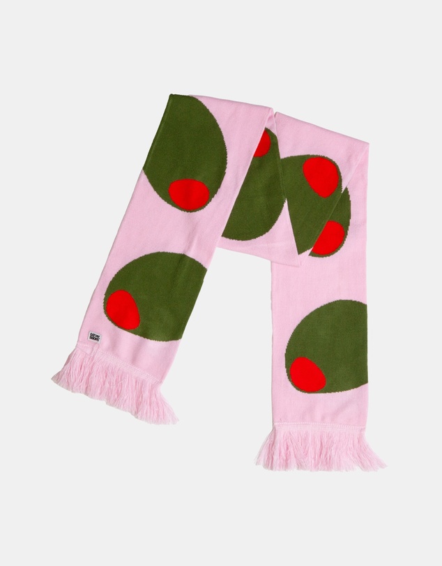 EAT MY SOCKS - Scarf Olive