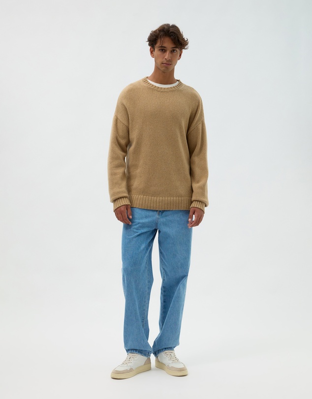 AERE - Merino Wool Chunky Crew Neck Sweater