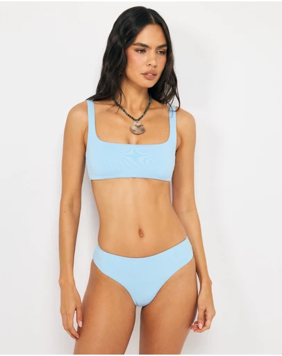 AERE - Lucia Square Neck Bikini Top