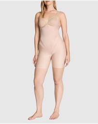 Spanx - Ultra-Sculpt High-Waisted Midthigh Shorts