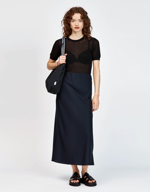 bul - Laceflower Skirt Navy Stripe