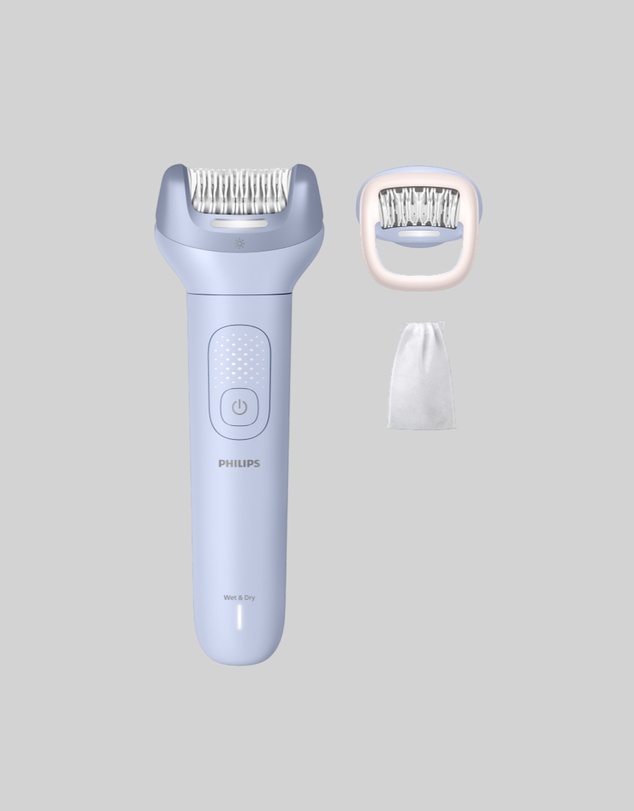 Philips - Philips Epilator Series 8000 Pastel Blue