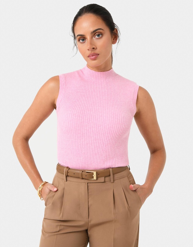 Forcast - Charm Mock Neck Knit