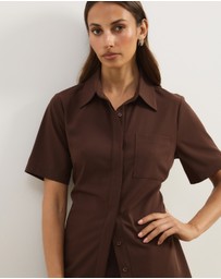 Atmos&Here - Aveline Tie Back Shirt