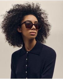 Daniel Wellington - Grande Acetate Brown Sunglasses