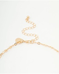 Lovisa - Gold Molten Disc Long Necklace