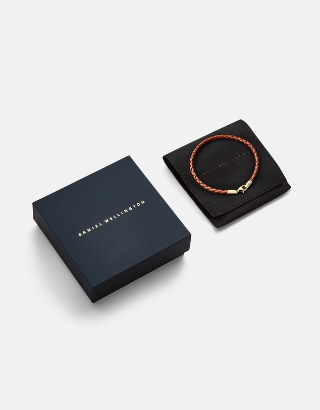 Daniel Wellington - Daniel Braided Leather Bracelet St Mawes 3.0mm G