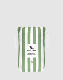 Dock & Bay - Beach Towel Cabana Collection L Cayman Olive