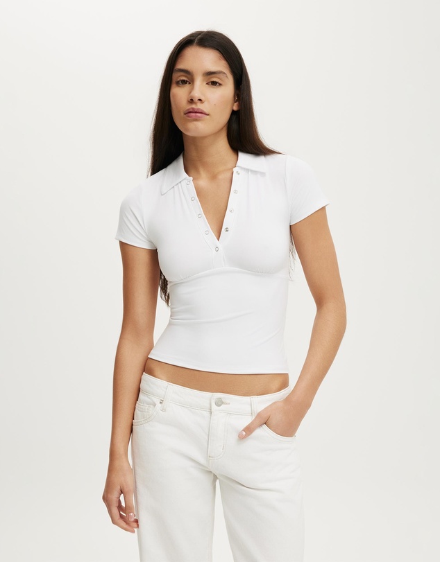 Cotton On - Hold Me Polo Short Sleeve