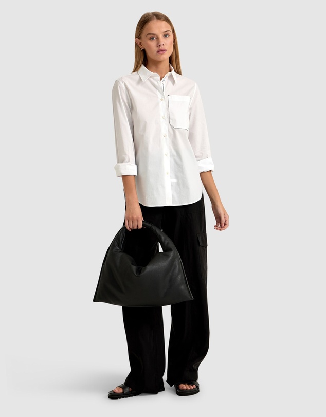 Oxford - Ariel Tape Trim Cotton Shirt