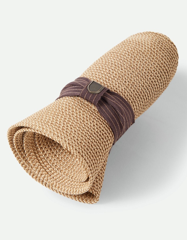 Brixton - Roma Straw Packable Fedora