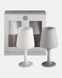 porter green - swepp | silicone unbreakable wine glasses