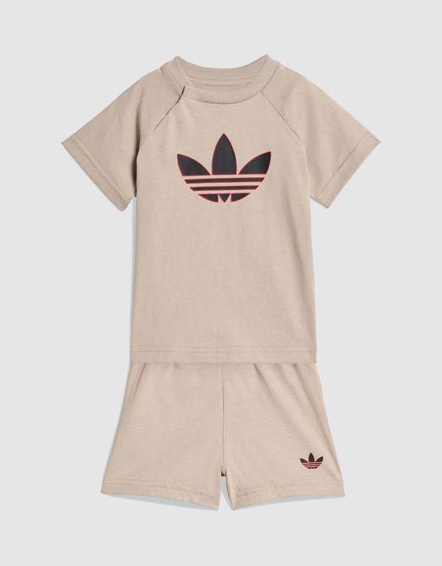 adidas Originals - Trefoil Shorts and Tee Set - Babies-Kids