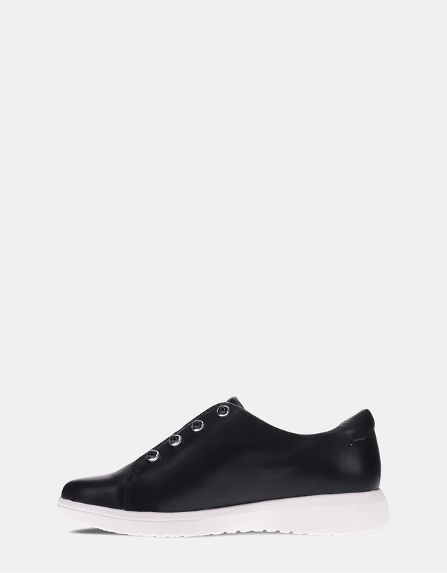 Mia Vita - Bingo Elastic Lace Sneaker - Black