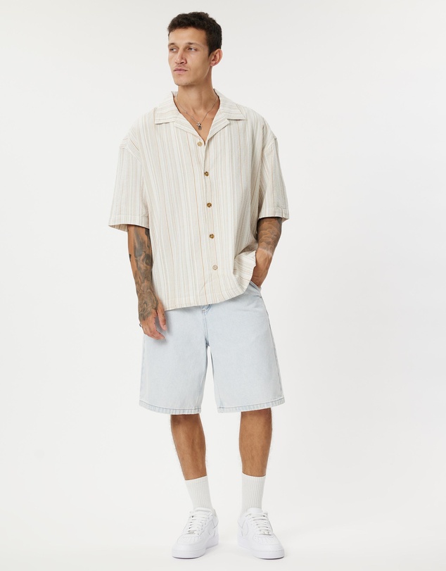 Rhythm - Benny Relaxed Stripe SS Shirt
