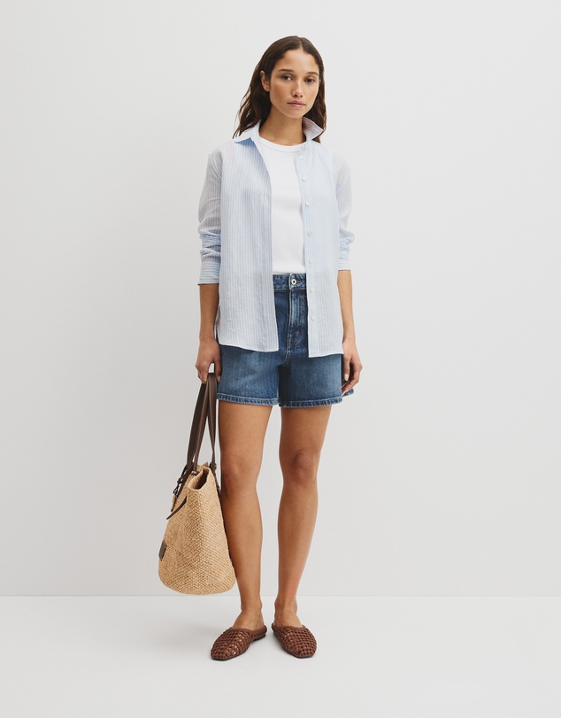 Country Road - Classic Linen Stripe Shirt