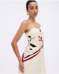 Minima Esenciales - Isla Scarf Detail Mini Dress