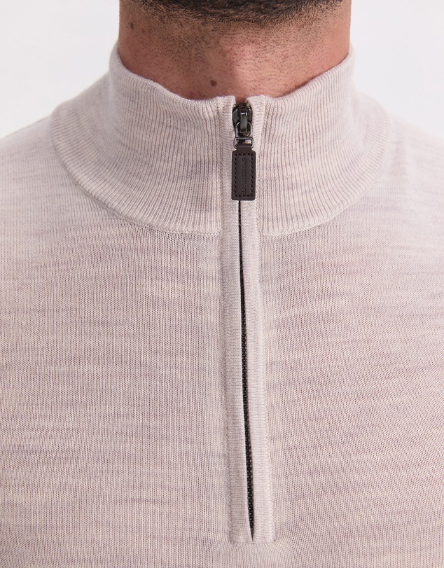 Sportscraft - Merino Quarter Zip Knit