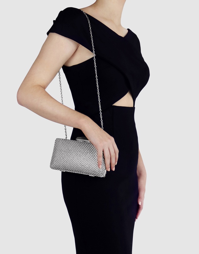 Olga Berg - Natasha Ball Mesh Clutch