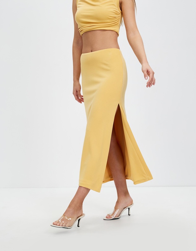 Third Form - Mode Split Side Midi Skirt