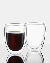 Mestige - Double Tempered Wall Glasses - 2 pack