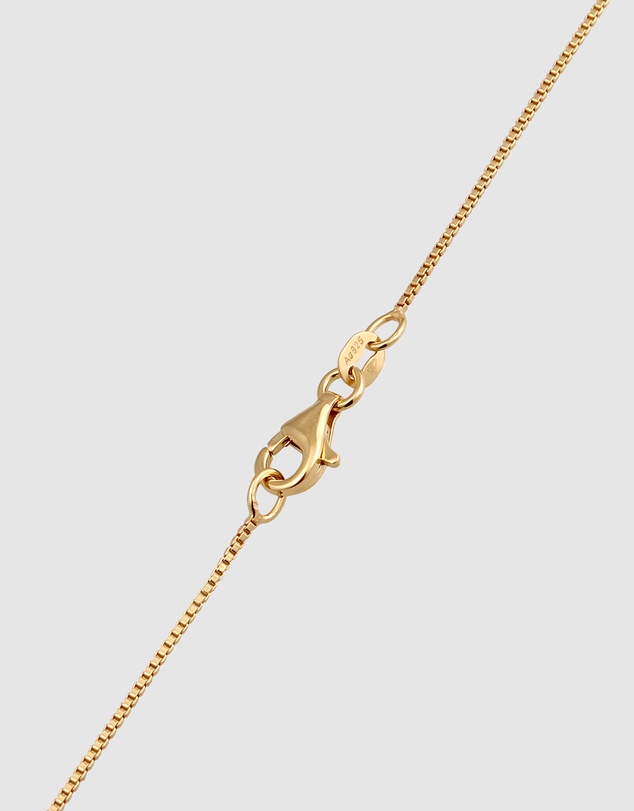 Elli Jewelry - Vertical Bar Pendant Necklace in Gold-Plated 925 Silver