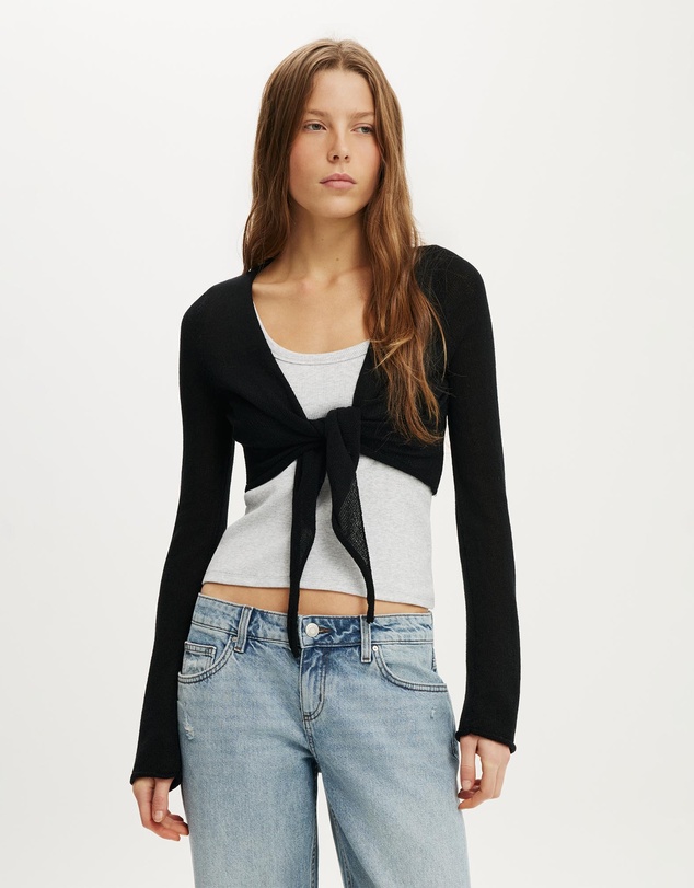 Cotton On - Tie Front Shrug