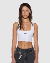 Ksubi - 1999 Origin Crop Tank White