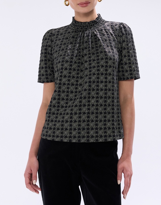 Marcs - Cece Houndstooth Top