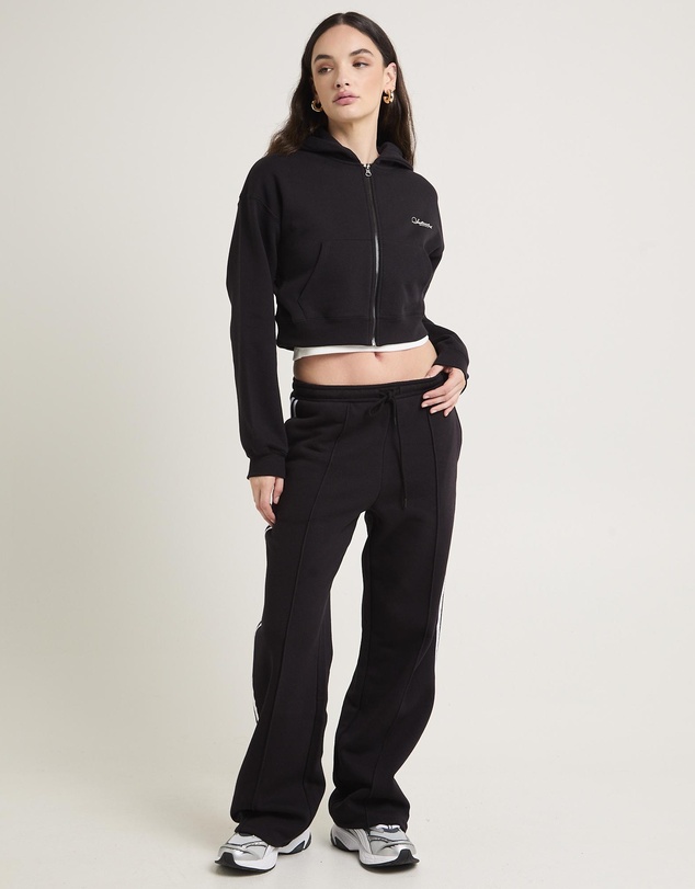 Subtitled - Cropped Zip Hoodie