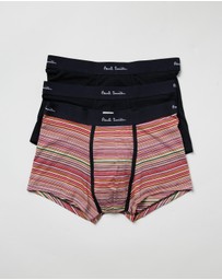 Paul Smith - 3-Pack Organic-Cotton Mixed Stripe Boxer Briefs