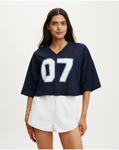 Cotton On Body Active - Active Mesh Cropped Graphic Tee