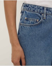 Assembly Label - High Rise Barrel Jeans