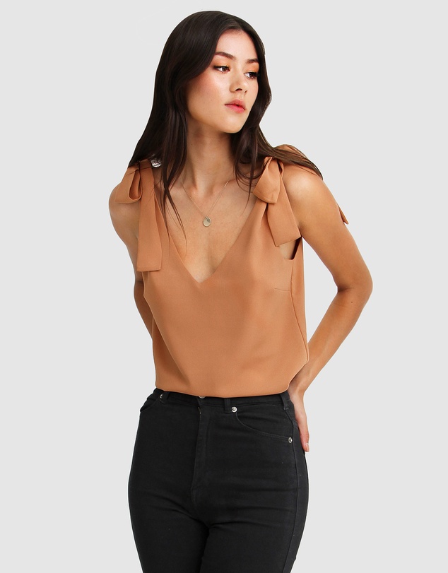 Belle & Bloom - Feel For You V-Neck Top