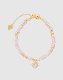 Wanderlust + Co - Sun Hues Beaded Gold Bracelet