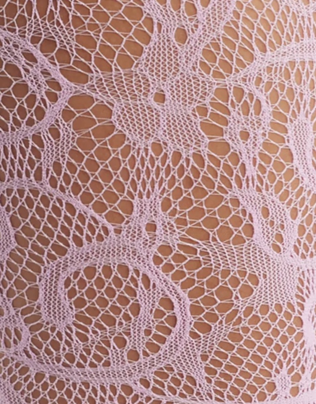 High Heel Jungle - Rosa Lace Tights